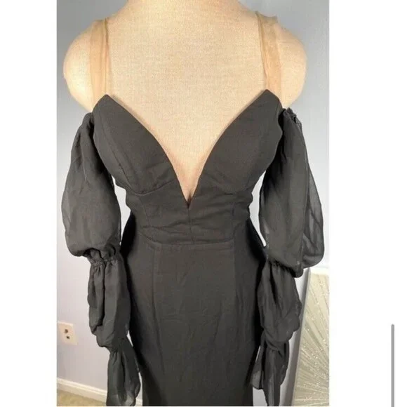 Katie May Estella Gown Black Party Elegant - Picture 8 of 9